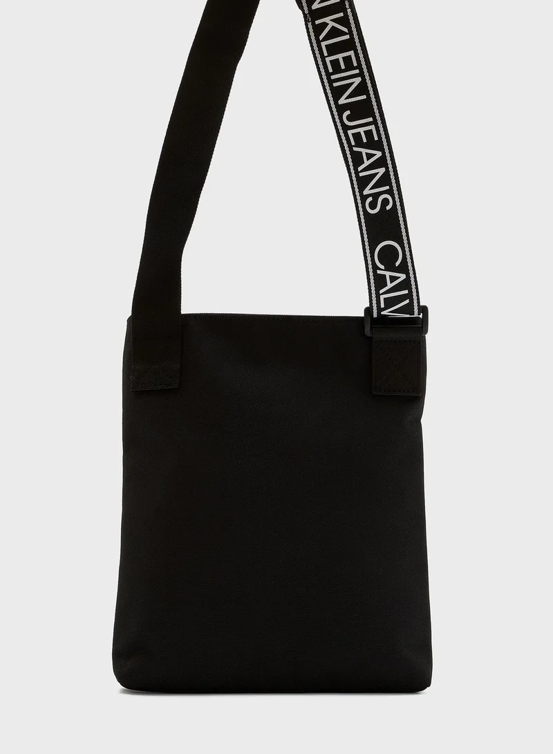 Calvin Klein Jeans Flatpack Logo Messenger Bag