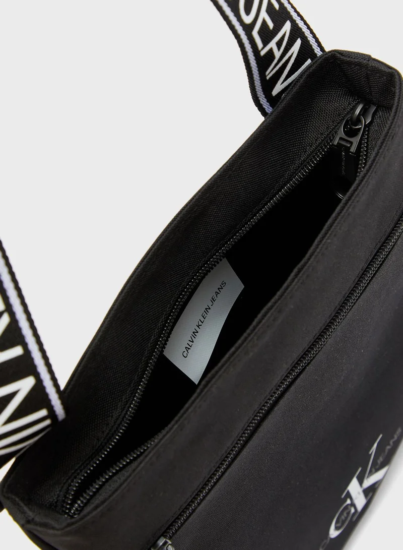 Calvin Klein Jeans Flatpack Logo Messenger Bag