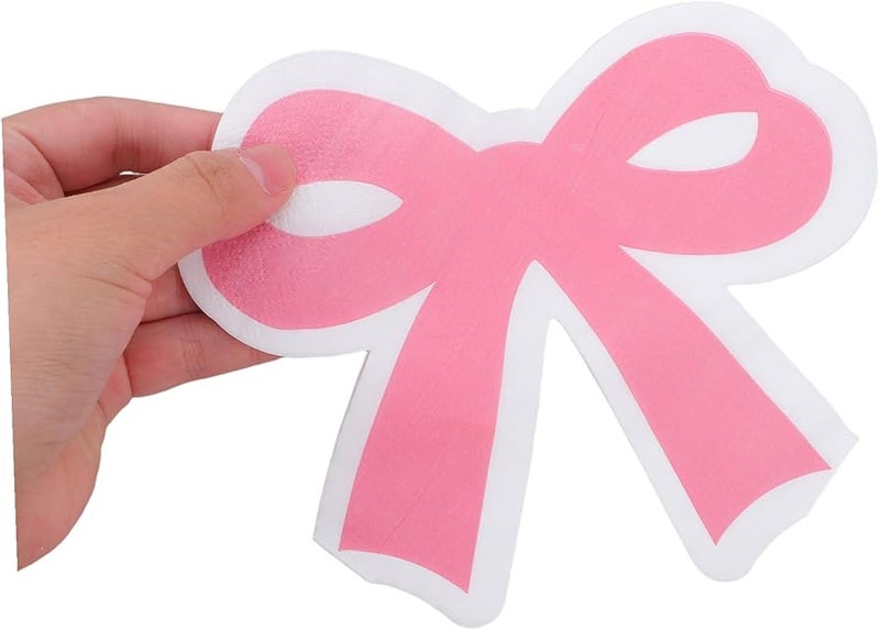 مناديل ورقية وردية قابلة للتخلص 40 قطعة - مناديل ورقية زخرفية ماصة لحفلات أعياد الميلاد - Image 5