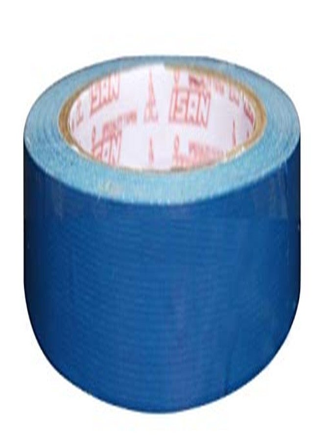ISAN شريط لاصق ISAN® الأزرق، عرض 24 مم (1 بوصة تقريبًا) × طول 25 مترًا، مقاوم للماء، لا يترك بقايا، شريط قوي لتجليد الكتب، قابل للتمزيق باليد، للاستخدام الداخلي والخارجي، للإغلاق والإصلاح (قطعة واحدة). - Image 1
