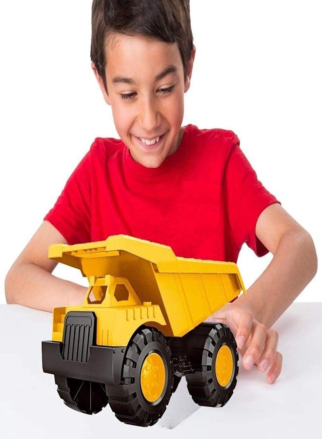 ISTOSY Friction Powered Dumper Truck Toy for Kids Boys Girls Unbreakable Construction Engineering Excavator Truck Pull Back Vehicle (Multicolor) - Image 4