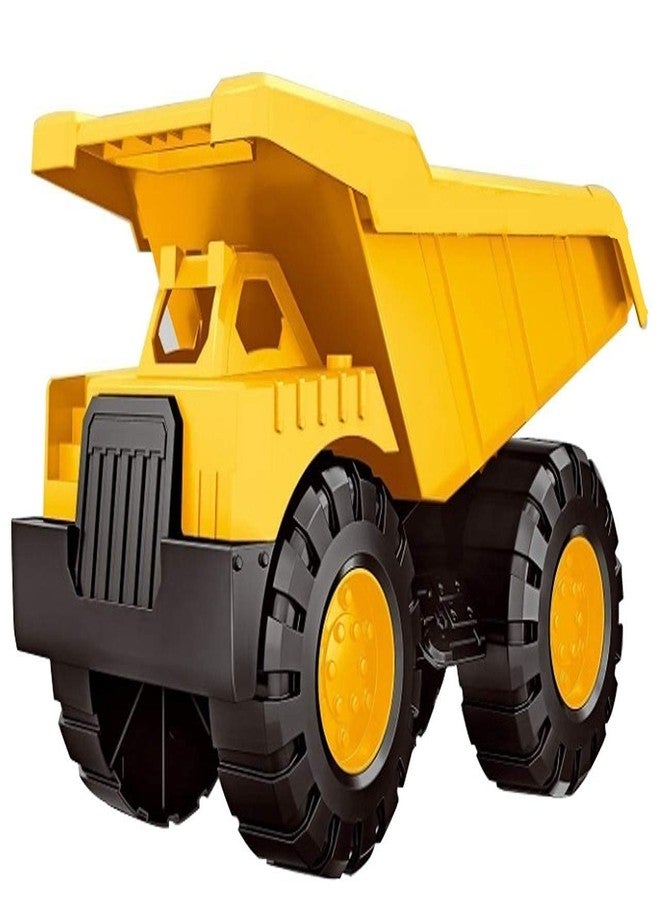ISTOSY Friction Powered Dumper Truck Toy for Kids Boys Girls Unbreakable Construction Engineering Excavator Truck Pull Back Vehicle (Multicolor) - Image 1