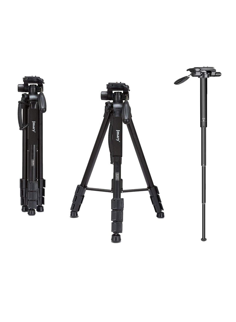 Jmary Jmary KP-2264 Professional Tripod Monopod for DSLR Cameras - Image 1