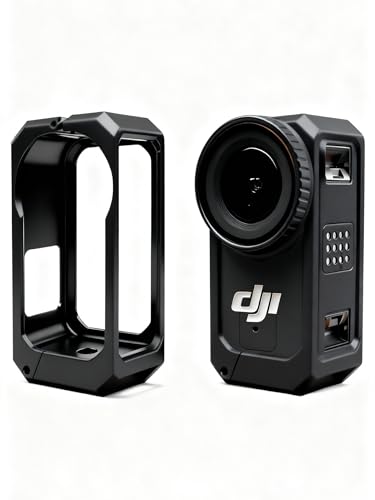 iDaPro Camera Cage for DJI Osmo Nano Lightweight Aluminum Protective Frame with 1420 Threaded Hole and Cold Shoe Mount Full Button Access Magnetic Compatible for Vlogging Travel - Image 1