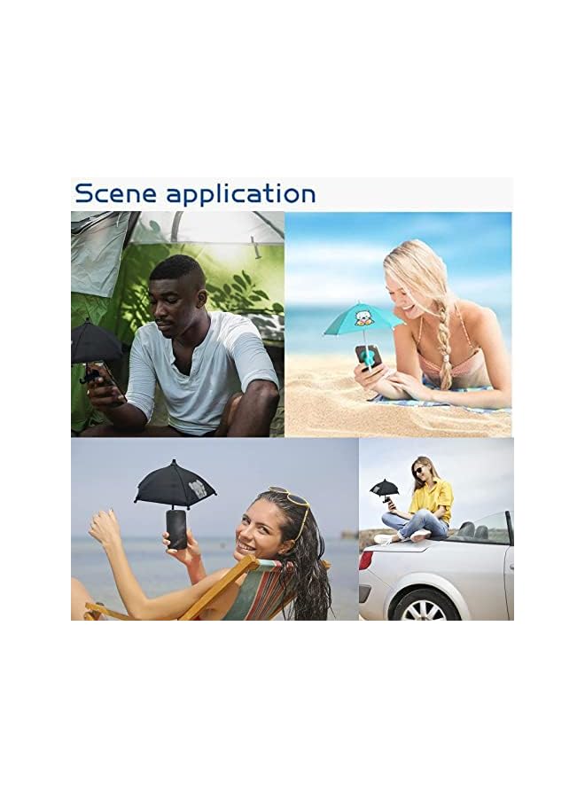 Excefore Stand, Phone Umbrella Suction Cup Stand, Universal Adjustable Phone Sun Shade Phone Stand for Outdoor Sun Visor Anti-Refection Block Glare (Blue) - Image 5