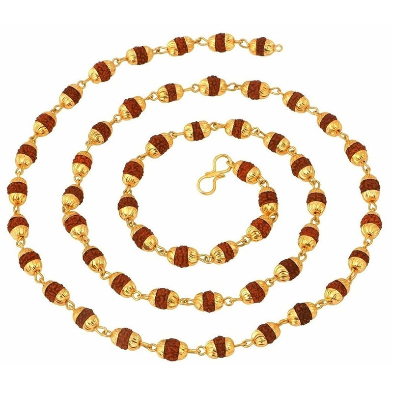 Mahi Rudraksh Mala Long Chain for Men (PACN1100216PR) - Image 1