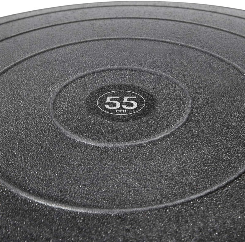 ريبوك كرة جيم بول ريبوك PVC – 55 سم، أسود، متينة لتدريب عضلات الجذع والثبات - Image 5