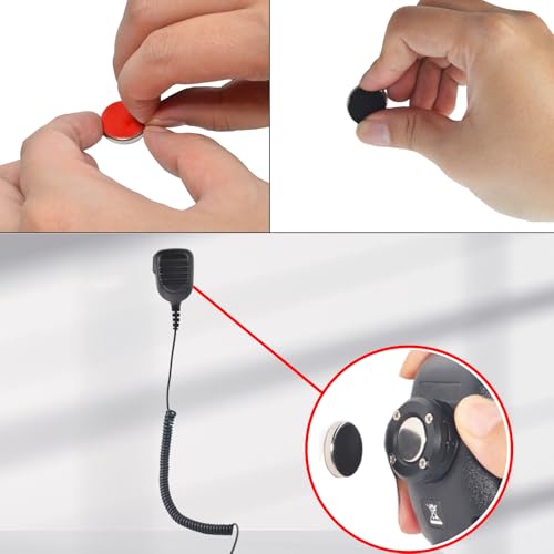TWAYRDIO CB Mic Holder Mount, Magnetic Microphone Holder Kit for CB Radio Microphone - Image 4