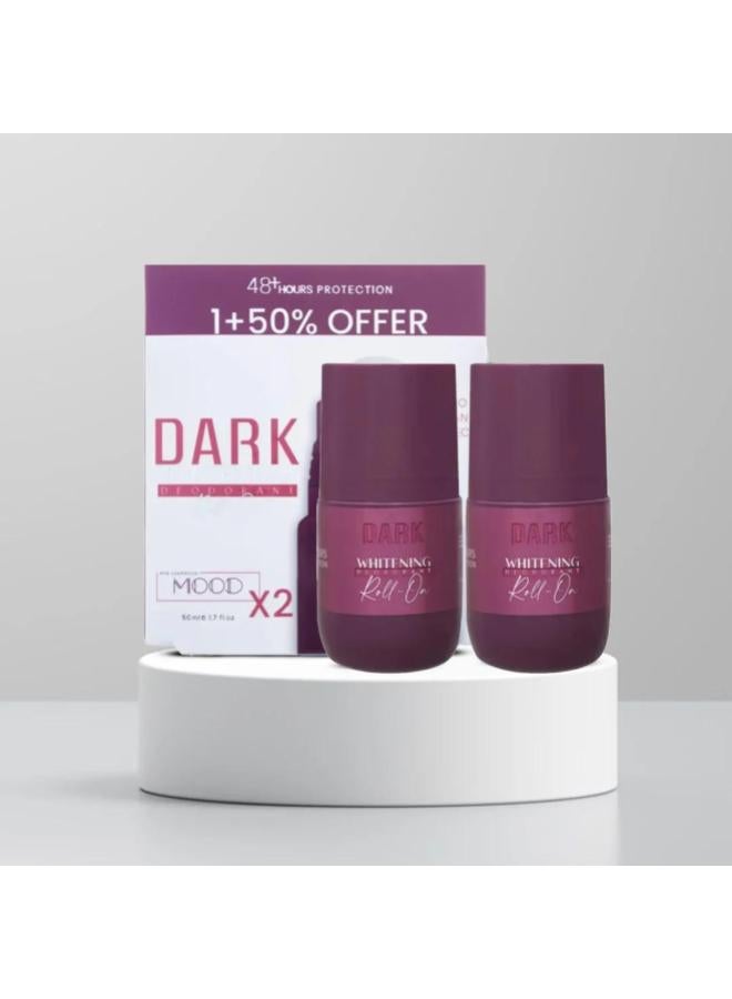 موود مزيل عرق رول مبيض داكن من مود، 50 مل