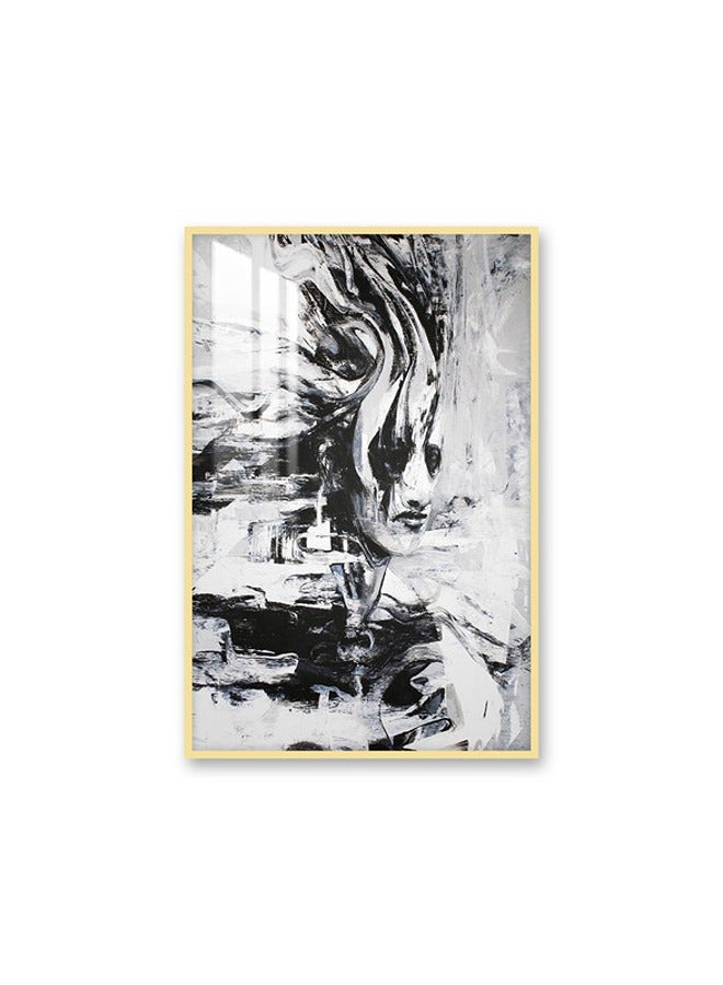 Marktna Decorative Wall Art Painting 120X80Cm With An Abstract Design Black Frame And A Transparent Acrylic Layer 0.5Kg  - Image 2
