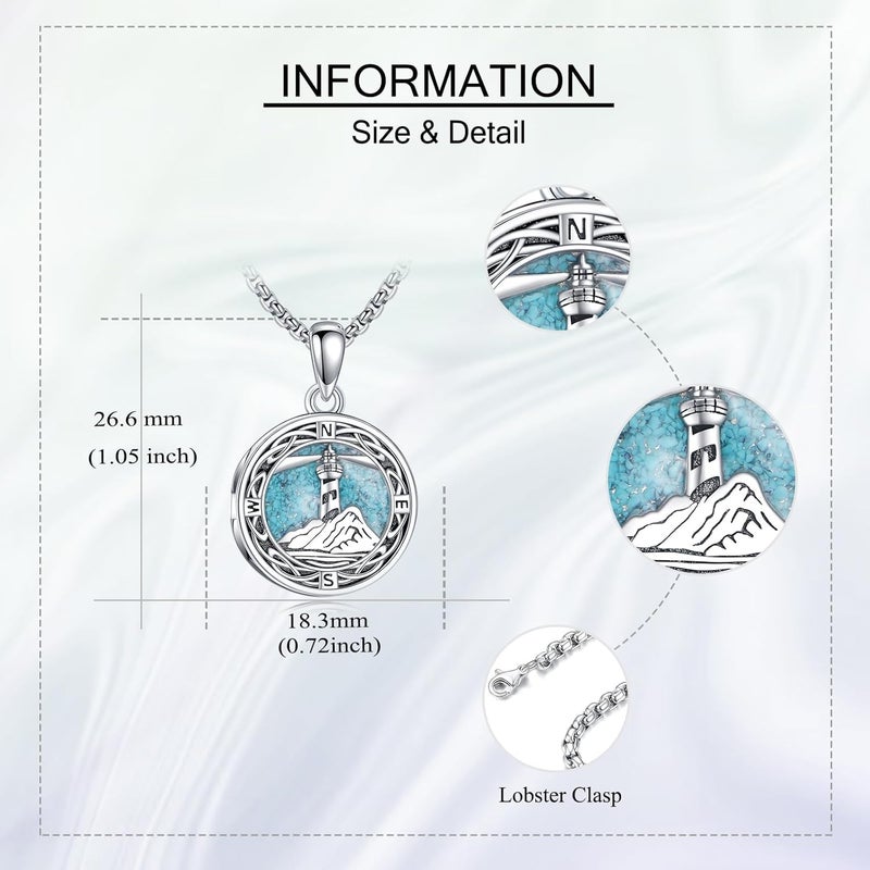 ONEFINITY Store Tree of Life Locket Necklace Sterling Silver Locket Necklace That Holds Pictures Tree of Life Locket Pendant for Women Wife Girlfriend - Image 4