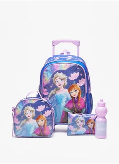 Disney Frozen Print 4-Piece Trolley Backpack Set  - Image 1