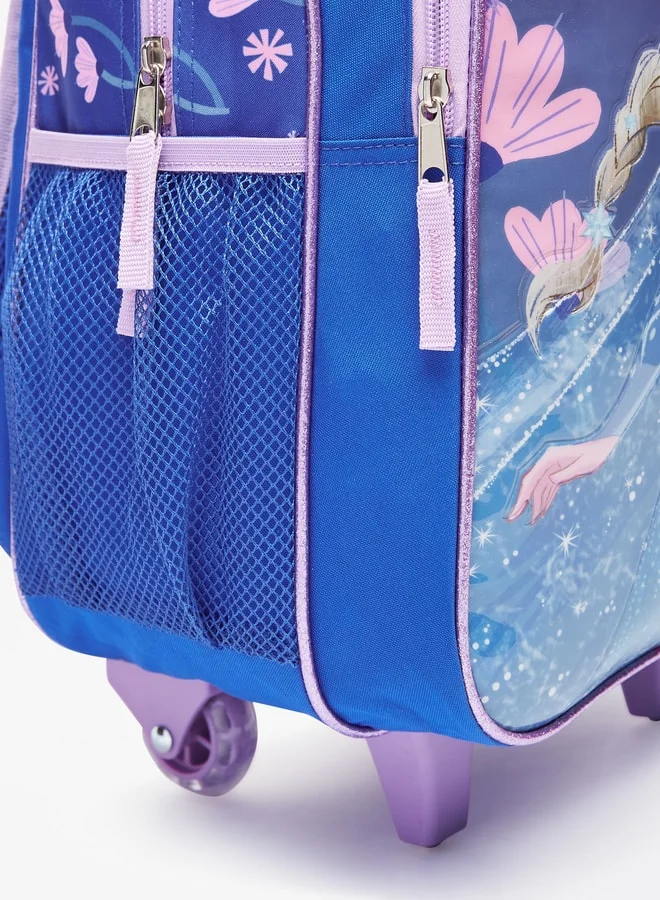 ديزني Frozen Print 4-Piece Trolley Backpack Set