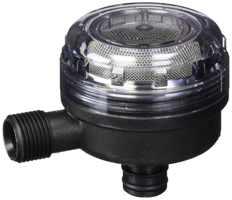 Flojet 01740014A 1/2" Pump Strainer, Black