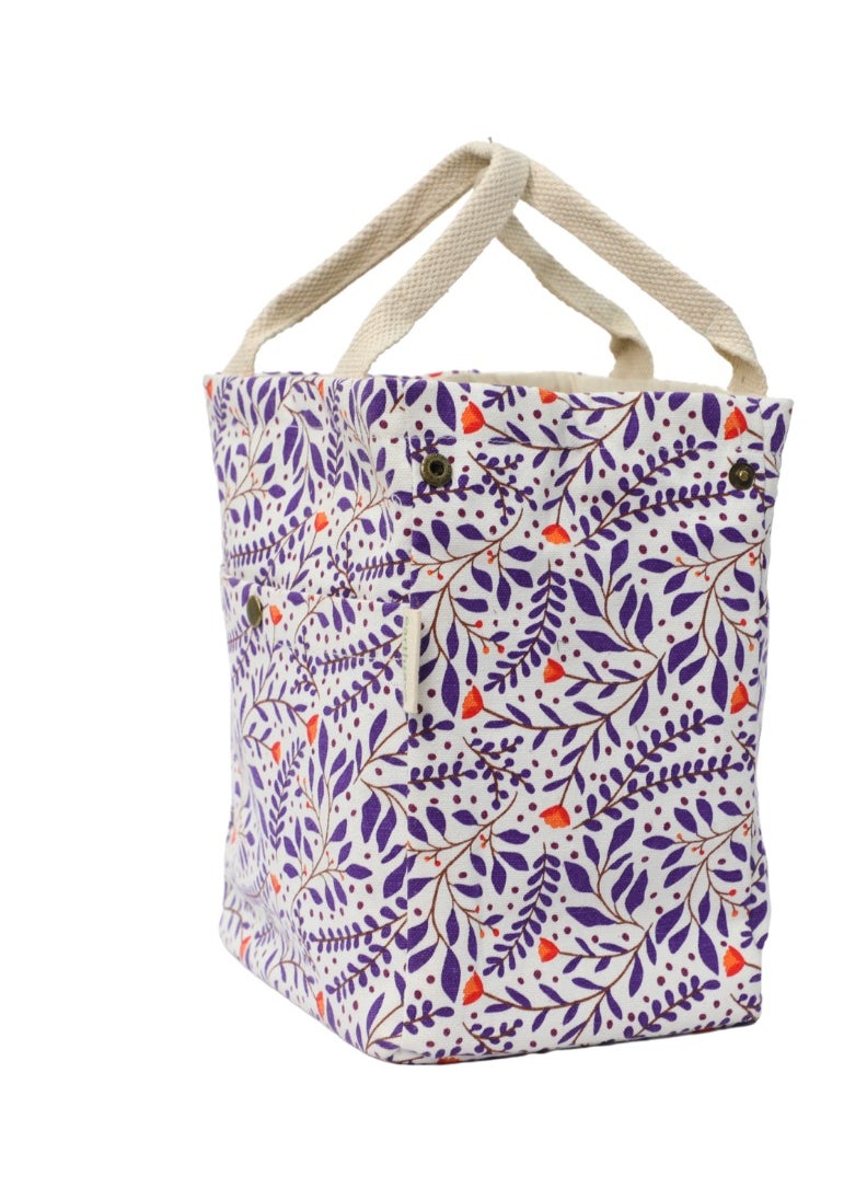 earthsave Earthsave Eco Insulated Lunch Bag for Office Men & Women | Lunch Box Bag for Kids | Canvas Tiffin Bags for School | Drawstring Lunch Bag  - Image 4