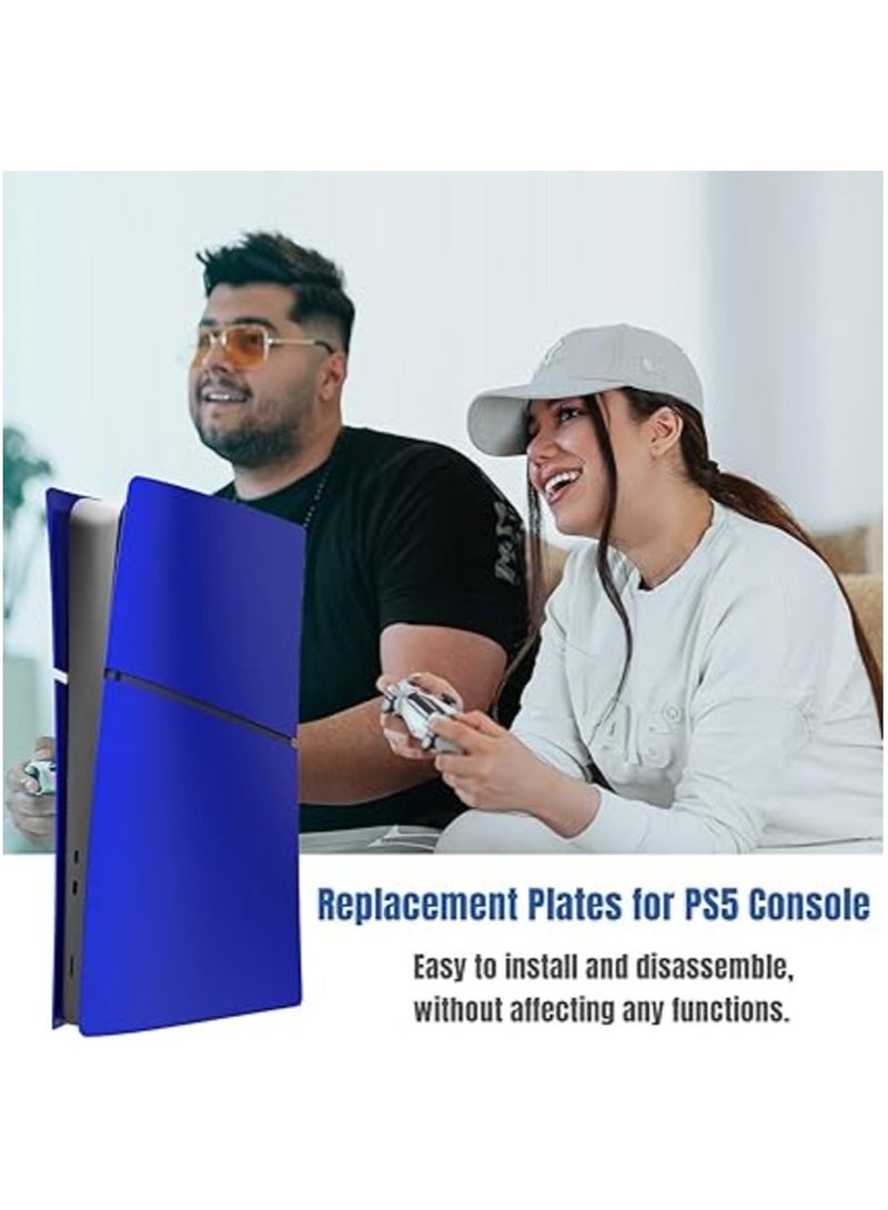 Slim Digital Edition Cover Plates for New PS5 Slim Console, Shell Panels Compatible with New PlayStation 5 Slim Accessories Protective Replacement Faceplate
