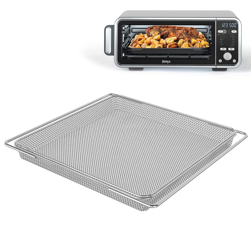 Air Fryer Oven Basket Original Replacement Baking Trays for NINJA SP300 SP301 SP351 Foodi Digital Air Fryer Oven Mesh Basket Ideal Accessories for Air Frying and Dehydrating