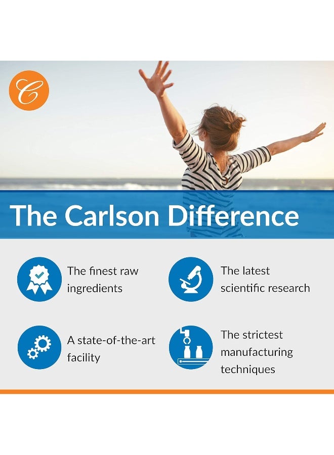 Carlson Cod Liver Oil, Norwegian, Lemon, 1,100 mg Omega-3s, 250 mL - Image 5