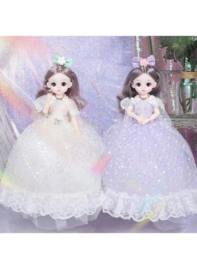 Creative 32cm Music Tulle Dress Barbie Dolls Girls Birthday Children's Toys Yadebao Brand Dolls-Color:No. 1-Height:Sing, Tell Stories, Glow, Single Opp Bag Packaging - Image 2