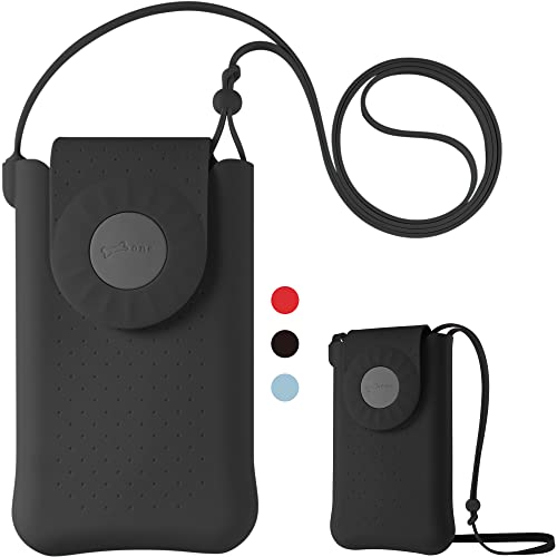 BONE Crossbody Phone Bubble Bag 1, Cell Phone Purse with Shock-Absorbing Design & Magnetic Closure, Adjustable Silicone Shoulder Lanyard Strap (Black) - Image 1