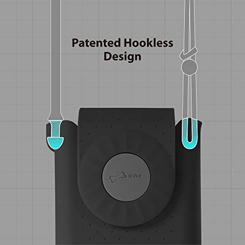 BONE Crossbody Phone Bubble Bag 1, Cell Phone Purse with Shock-Absorbing Design & Magnetic Closure, Adjustable Silicone Shoulder Lanyard Strap (Black) - Image 3