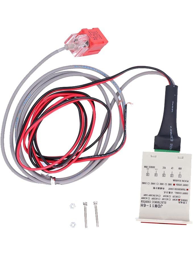 Berm Electronic Digital Display Counter Panel AC380V Industrial Inductive Counting Tool JDM11 6H - Image 1
