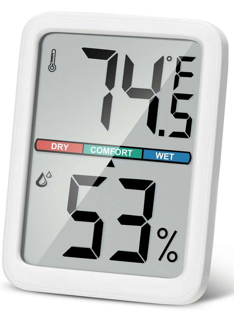 KASTWAVE - Digital Thermometer Hygrometer LCD Screen Room Thermometer Thermometer Hygrometer Indoor with High Accuracy Suitable for Greenhouse Home and Office Measuring Devices - Image 1