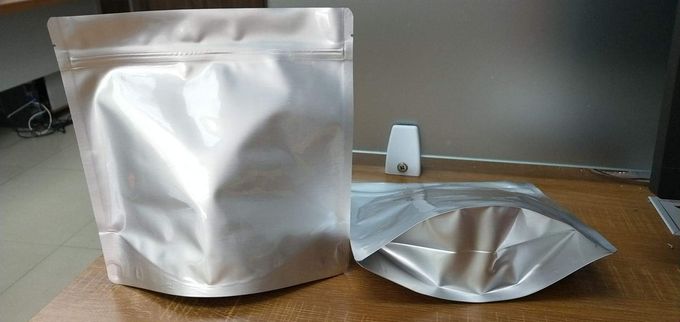 (50pcs) MRE (Meal,Ready-to-Eat) Stand-up Mylar Bag with Re-sealable zipper for Long Term Food Storage, 8.5x8.5 / (Strong 7 mil/180 micron Thick) - Image 1
