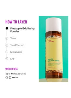 GOOD MOLECULES Good Molecules Pineapple Exfoliating Powder - Gentle, Exfoliating Facial Scrub with Enzymes, Anti-Aging and Alcohol Free Cleanser - Skincare for Face  - Image 5