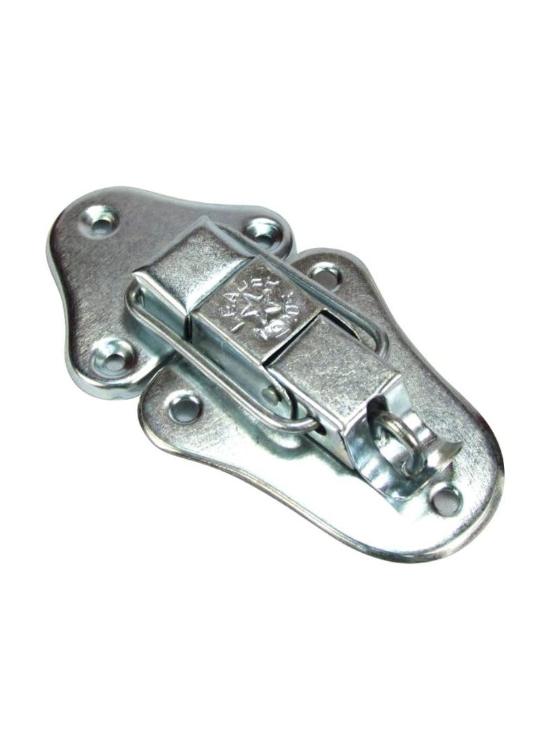 KNP Nickel Plated Attache Clip With Locking Hook Jewelry Box Padlock Hasp Lock Hook 3Pcs perfect blend of functionality, security, and style. - Image 1