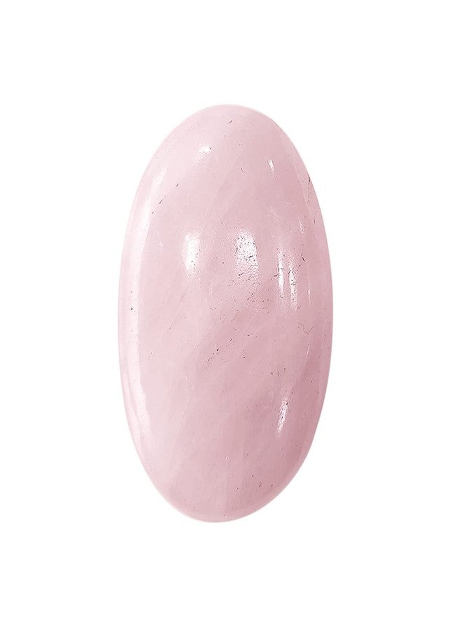 Shubhanjali Crystal Palm Stone for Meditation, Reiki, Feng Shui & Vastu | Natural Rose Quartz Crystal Stone of Love & Emotional Harmony | Crystal Showpiece Decoration for Home Decor & Spiritual Gifting - Image 1