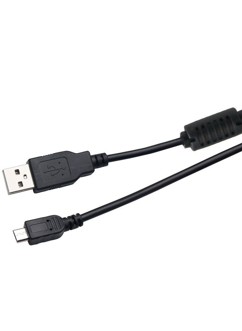 🎮 6ft PS4 Controller Charging Cable - USB Data Cable Compatible with PS4/PS4 Slim/PS4 Pro, Xbox One/One S/One Elite/One X, Play While Charging - Black - Image 4