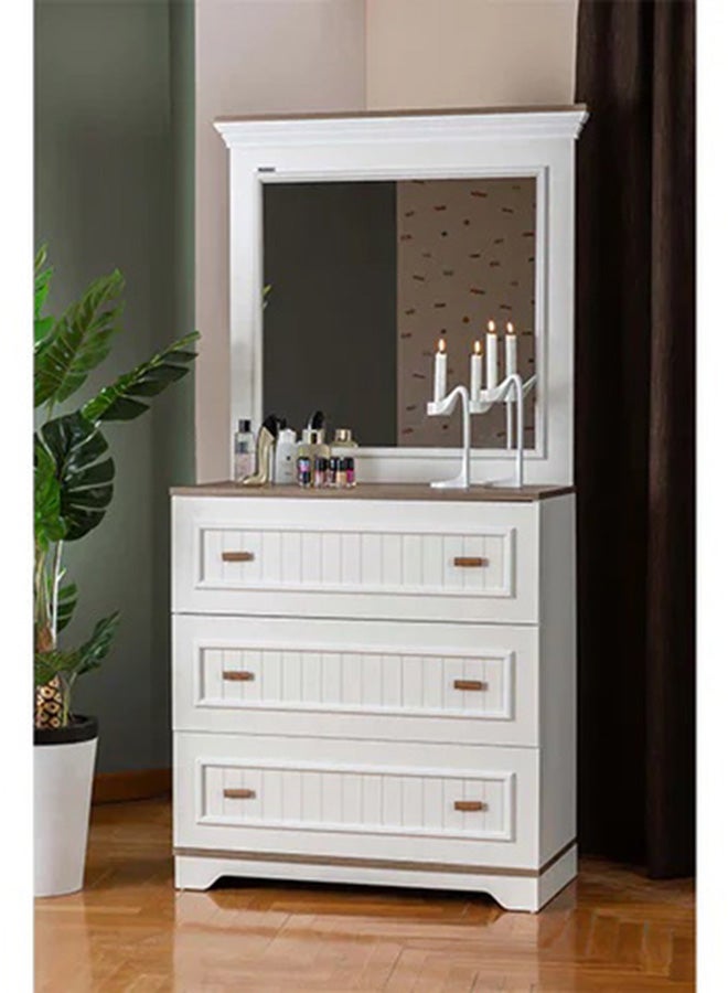 MK Kabbani Furniture Tiffany 6 PC Full Bedroom Set 180x200 cm with wardrobe - Image 2