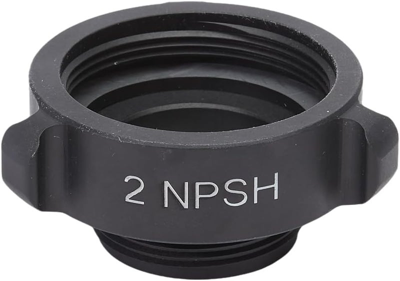 FireHoseDirect Aluminum 2" Female NPSH to 1 1/2" Male NPSH Fire Hose Adapter - Image 3