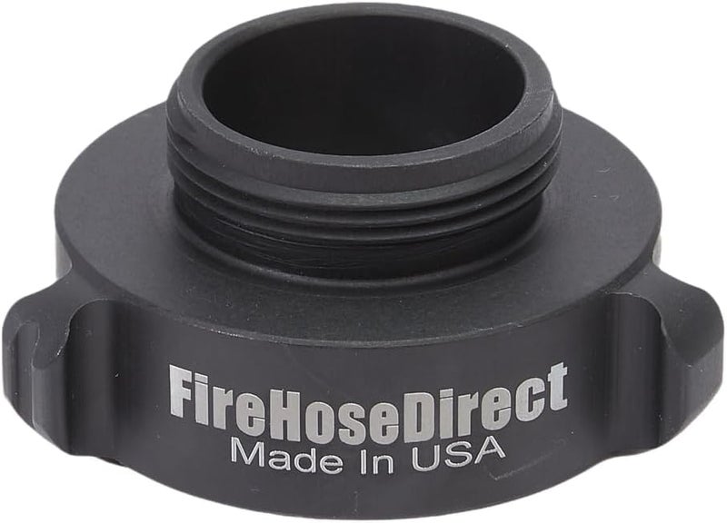 FireHoseDirect Aluminum 2" Female NPSH to 1 1/2" Male NPSH Fire Hose Adapter - Image 1