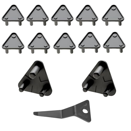 Hian Baby Safety Plug Socket Covers | Pack of 12 with 10 × 5 Amp, 2 × 15 Amp & 1 Removal Pin | ABS Plastic, Black | Prevents Electric Shocks & Enhances Child Safety | for Home, Nursery & Play Areas - Image 1
