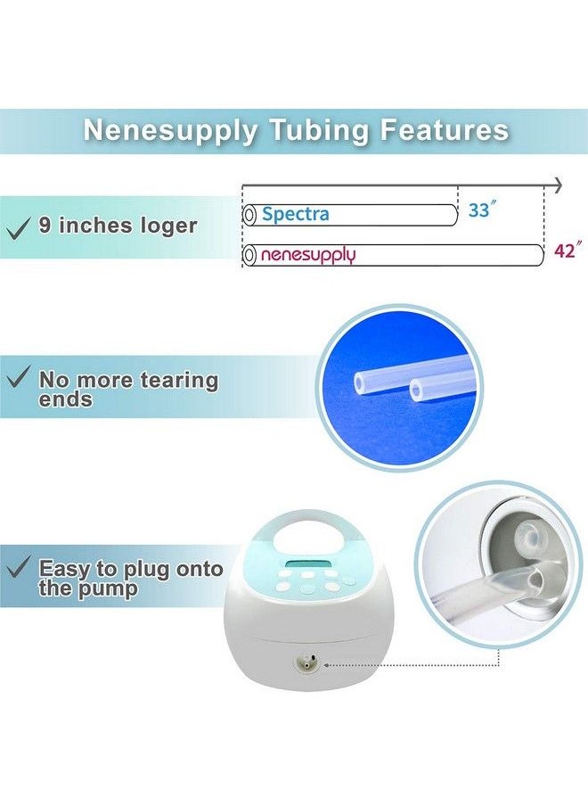 NENESUPPLY Tubing Compatible With Spectra S2 Spectra S1 Spectra 9 Plus Replace Spectra Tubing Ameda Tubing Avent Tubing Replace Spectra Pump Parts Replace Spectra S2 Accessories  - Image 5