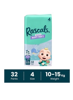 Rascals CoComelon Training Diaper Pants - Ultra-Flex 360° Waistband, Pediatrician Recommended, Unisex Diapers for Boys & Girls  - Image 1
