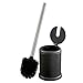 Bath Bliss Toilet Bowl Brush and Holder with Self Closing Lid, Space Saver, Deep Cleaning, Finger Print Proof Finish, - Image 2