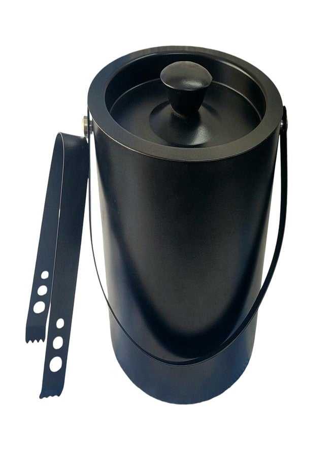 Proniks Barware Set with Ice Bucket (1.5L), Ice Tongs, Bottle Opener, Peg Measure and Ashtray for Home,Bars and Parties in Black Color - Image 2