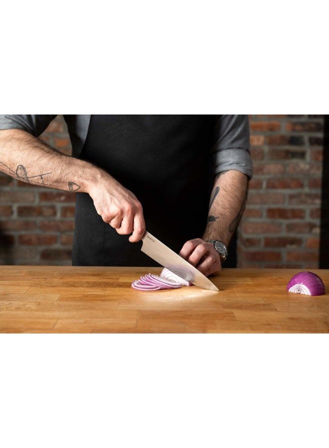 Babish High-Carbon 1.4116 German Steel Cutlery, 8" Chef Kitchen Knife, - Image 5