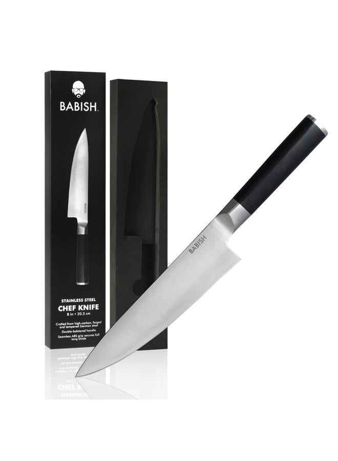 Babish High-Carbon 1.4116 German Steel Cutlery, 8" Chef Kitchen Knife, - Image 1