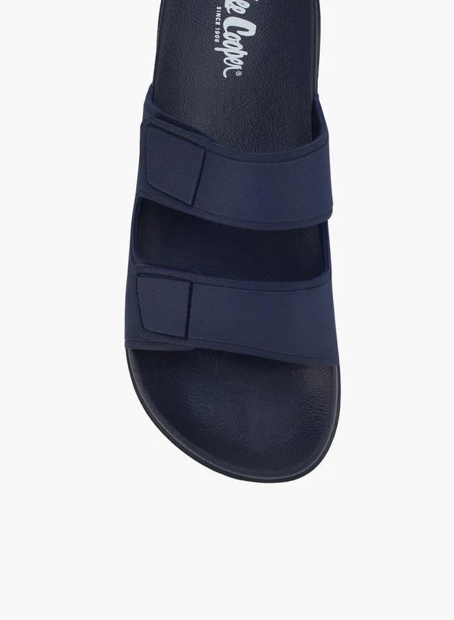 Lee Cooper NAVY Men Logo Print Slides for Men | Best Price UAE