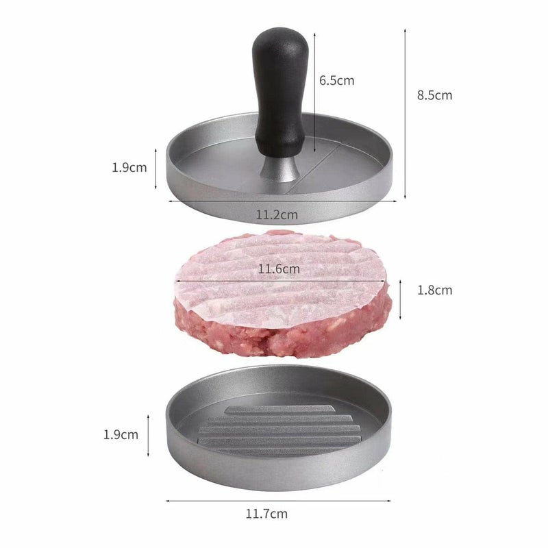 Burger Press 100 Patty Papers Set-Non-Stick Hamburger Press Patty Maker Mold for BBQ Barbecue Kitchen Grilling BPA Free - Image 2