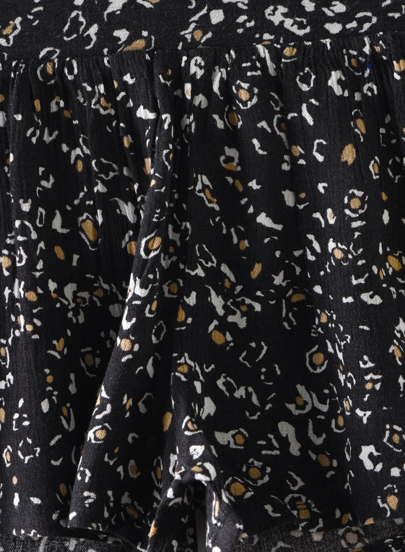 Jelliene Sunny Sprints: Girls' Comfy Crepe Shorts Playful Fun & Summer Vibes - Image 3