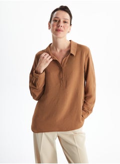 Shirt Collar Women's Blouse