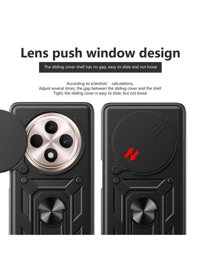 S-TOP Case For OPPO Reno12 F 5G Global Sliding Camera Cover Design TPU Hybrid PC Phone Case - Image 4