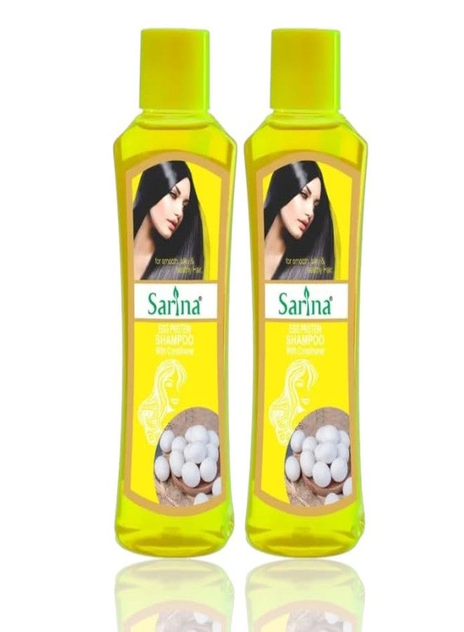 Sarina Egg Shampoo with Hair Conditioner, Pack2x500ML - Image 1