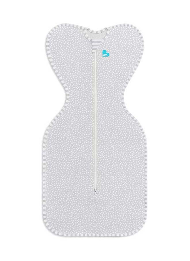 LOVE TO dream - Swaddle UP Bamboo Baby Swaddle Sack Grey Dot – Ultra-Soft Infant Sleepwear | Arms-Up Baby Sleep Bag | Breathable Bamboo Swaddle Wrap | Baby Sleeping Pouch for Self-Soothing | Cozy Newborn Wearable Blanket - Image 1