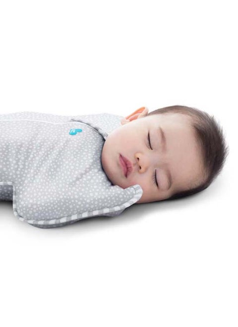 Swaddle UP Bamboo Baby Swaddle Sack Grey Dot – Ultra-Soft Infant Sleepwear | Arms-Up Baby Sleep Bag | Breathable Bamboo Swaddle Wrap | Baby Sleeping Pouch for Self-Soothing | Cozy Newborn Wearable Blanket